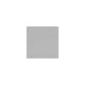 RACK CABINET 19" WALL-MOUNT 9U/600X600 FOR SELF-ASSEMBLY WITH METAL DOOR GREY LANBERG (FLAT PACK)