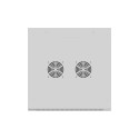RACK CABINET 19" WALL-MOUNT 9U/600X600 (FLAT PACK) WITH GLASS DOOR GREY LANBERG V2