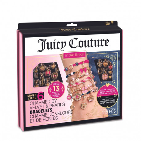 MAKE IT REAL Juicy Couture DIY set Charmed By Velvet & Pearls