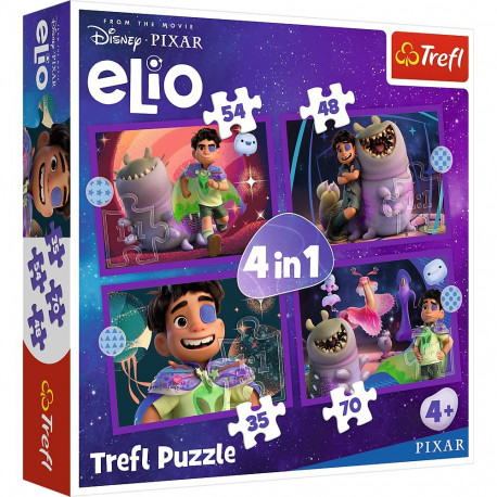 TREFL DISNEY ELIO Puzzle Set 4 in 1