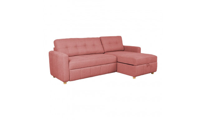 Corner sofa bed WAIOLA pink