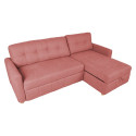 Corner sofa bed WAIOLA pink