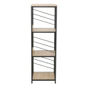 Shelf DIMITRA 40x40xH124cm, rustic/black