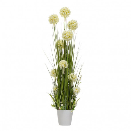 Kunstlill IN GARDEN H120cm, valge hüatsint, rohukõrred potis