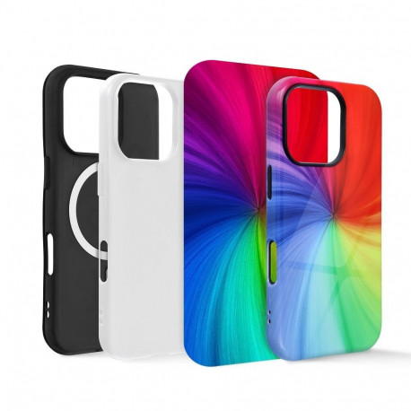 Case double layer for sublimation compatible with MagSafe for IPHONE 16