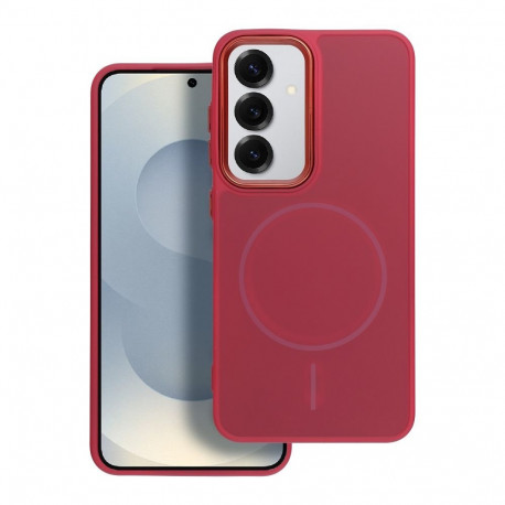 Case for Samsung A16 5G / A16 4G Frame Mag Cover compatible with MagSafe magenta