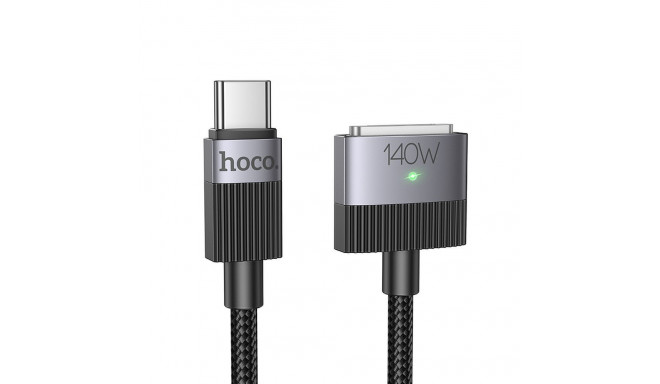 Cable USB C to Mag3 Hoco 5A 140W magnetic 1,8 m U141 black
