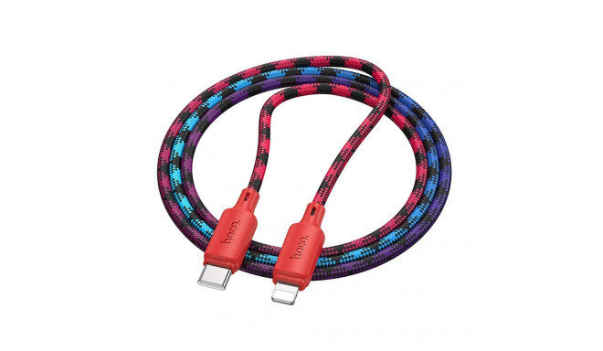 Cable USB C to Lightning Hoco PD 27W 1 m X116 gradient red