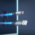Cable USB A to USB C Hoco 3A 1 m U112 gray