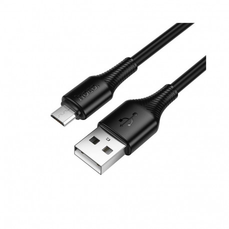 Cable USB A to Micro USB Hoco 2,4A 1 m X120 black