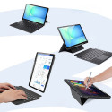 DUX DUCIS case DK foldable with Wireless Keyboard for SAMSUNG Tab S10 FE Plus black