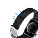 DUX DUCIS strap MIXTURE II stretchable braided for Apple Watch 42 / 44 / 45 mm black
