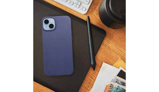 Case for iPhone 17 Pro Max / 18 Pro Max (low camera edge) Matt blue
