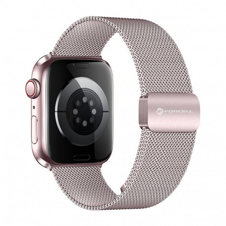Strap to Apple Watch Forcell F-Design FA14 magnetic steel 38 / 40 / 41 mm pink