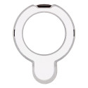 Phone stand CIRCLE - stick-on - silver