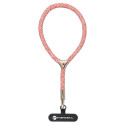 FORCELL F-DESIGN L8X36 wrist phone lanyard with adjustable length (max 18cm in the loop) pink white