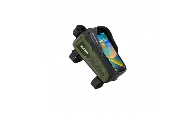 WILDMAN traveling bag for bike frame with zipper 1L (4 "- 7") M20 green