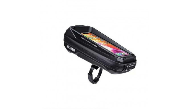 WILDMAN traveling bag for bike frame with zipper 0,6L (4 "- 7") MS33 black