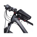 WILDMAN traveling bag for bike frame with zipper 1,2L (4 "- 7") MS66 black