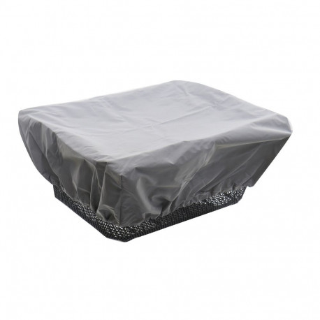 Bicycle rear basket cover FSBSC-114-1 silver