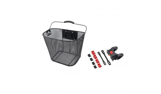 Front bicycle basket with quick release FSBKT-013 black