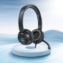 HOCO wire headphones Jack 3,5 mm with microphone W112 black