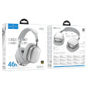 HOCO wire headphones bluetooth W52 silver
