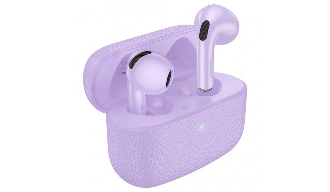 Wireless earphones Hoco TWS EQ15 purple