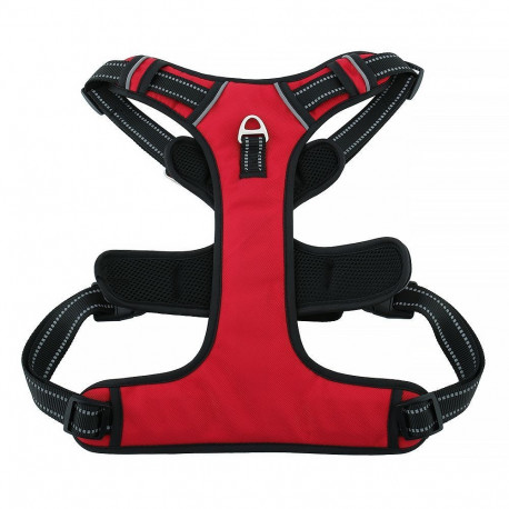 Dog harness OXFORD A size XL red black