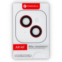 Forcell Premium Camera Lens Tempered Glass - for iPhone 14 / 14 Plus Red