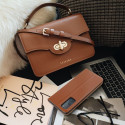 Leather case SMART PRO for IPHONE 17 brown