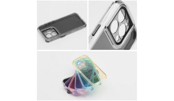 Case for iPhone 17 Pro / 18 Pro (low camera edge) Matrix Clear black