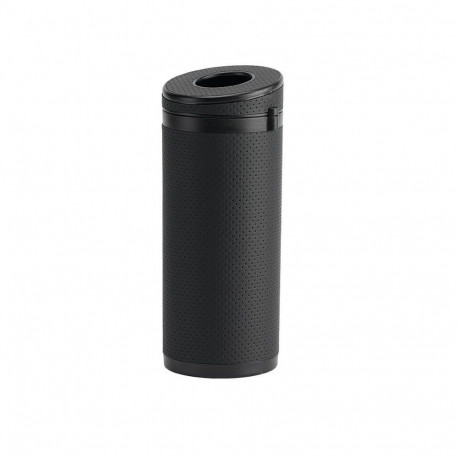 Tube-shaped tissue dispenser with glass break option black