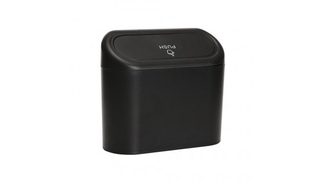 Car rubbish storage bin black