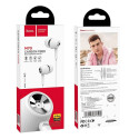 HOCO wire earphones Jack 3,5 mm with microphone M70 white