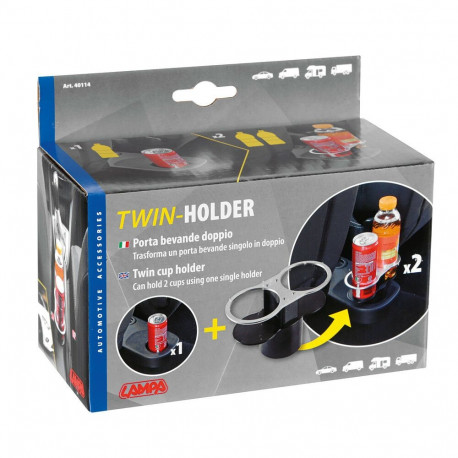 Duubel topsihoidja, max. Ø68mm