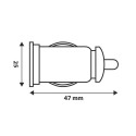 USB laadija mini 12/24v