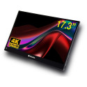 Verbatim PMT-17-4K - 17.3 - black, UltraHD/4K, IPS, touchscreen, HDR