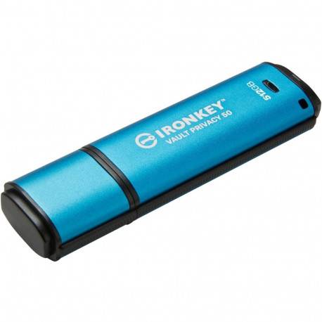 IronKey mälupulk Vault Privacy 50 512GB USB-A 3.2 Gen 1, helesinine/must