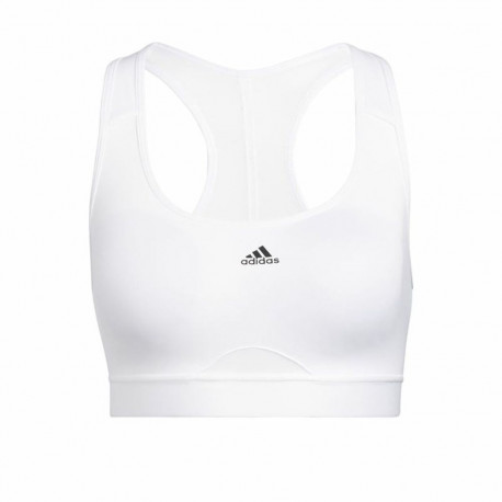 Sports Bra Adidas Pwr Ms Pd White