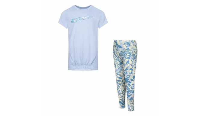 Children's Sports Outfit Nike Dri-Fit Green Multicolour 2 Pieces