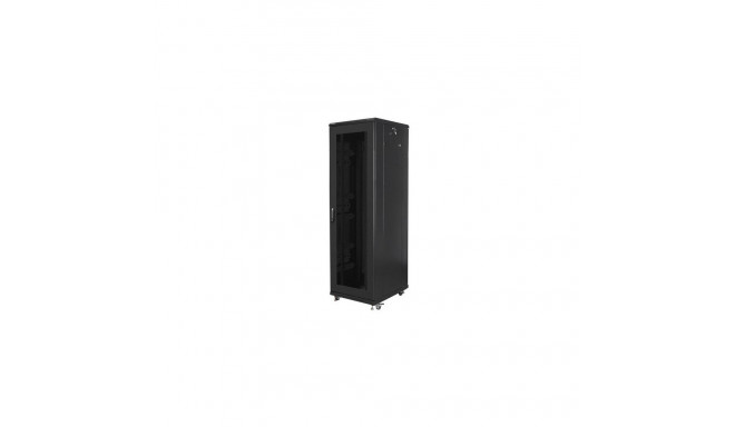 Lanberg FF01-6842-23B 42U põrandapealne rack-kapp must