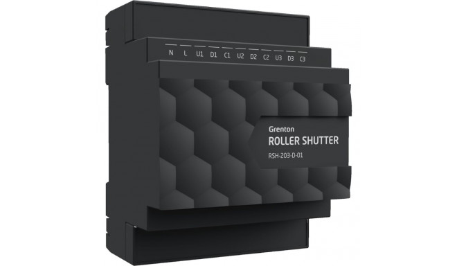 Roller shutter outlet module (3 outputs) Grenton / DIN rail mounting / TF-Bus