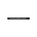 Qoltec Patch panel RACK | 12 portów | PoE | Czarny