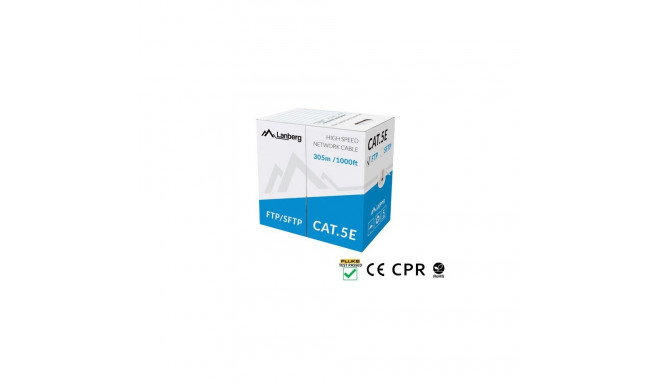 Lanberg LCS5-11CU-0305-S võrgukaabel hall 305 m Cat5e S/FTP (S-STP)