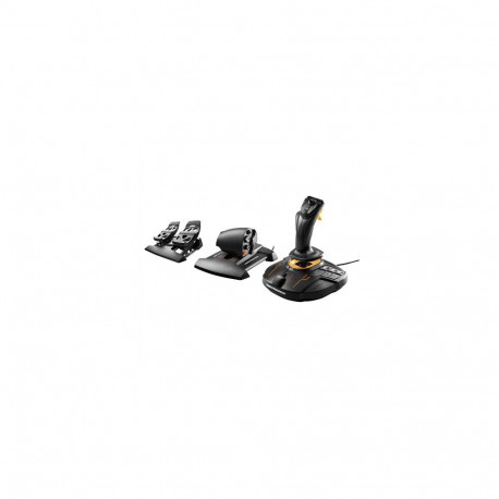 Thrustmaster T-16000M FCS Flight Pack must USB analoog/digitaal MAC, PC juhtkang