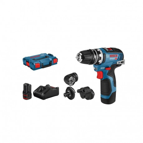 Bosch GSR 12V-35 FC 1750 RPM Keyless 590 g Black, Blue, Red