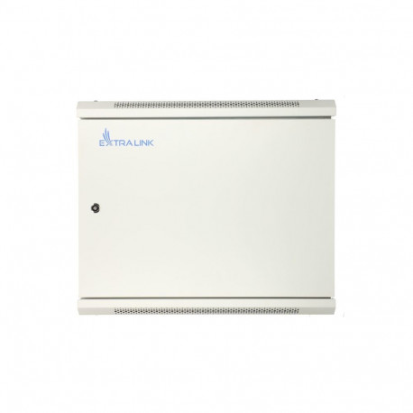 Extralink seinapealne 12U 600x600 ASP hall metalluksega rack-kapp