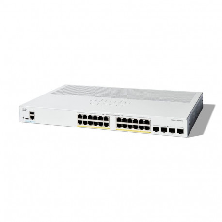 Cisco haldatav lüliti 1300-24P-4X 24-pordne GE PoE 4x10GE SFP+ piiratud eluaegne kaitse