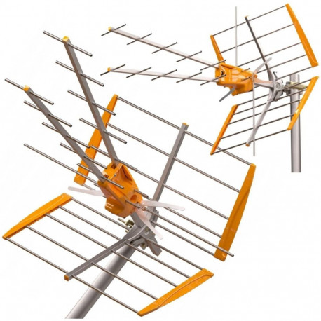 Antenna Televes V+ MIX DVB-T2 U/V ref.149011 võimendiga